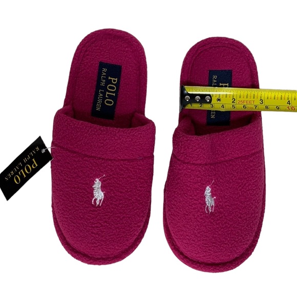 Polo Ralph Lauren Summit Scuff Pink Kid's Slippers - Picture 8 of 8